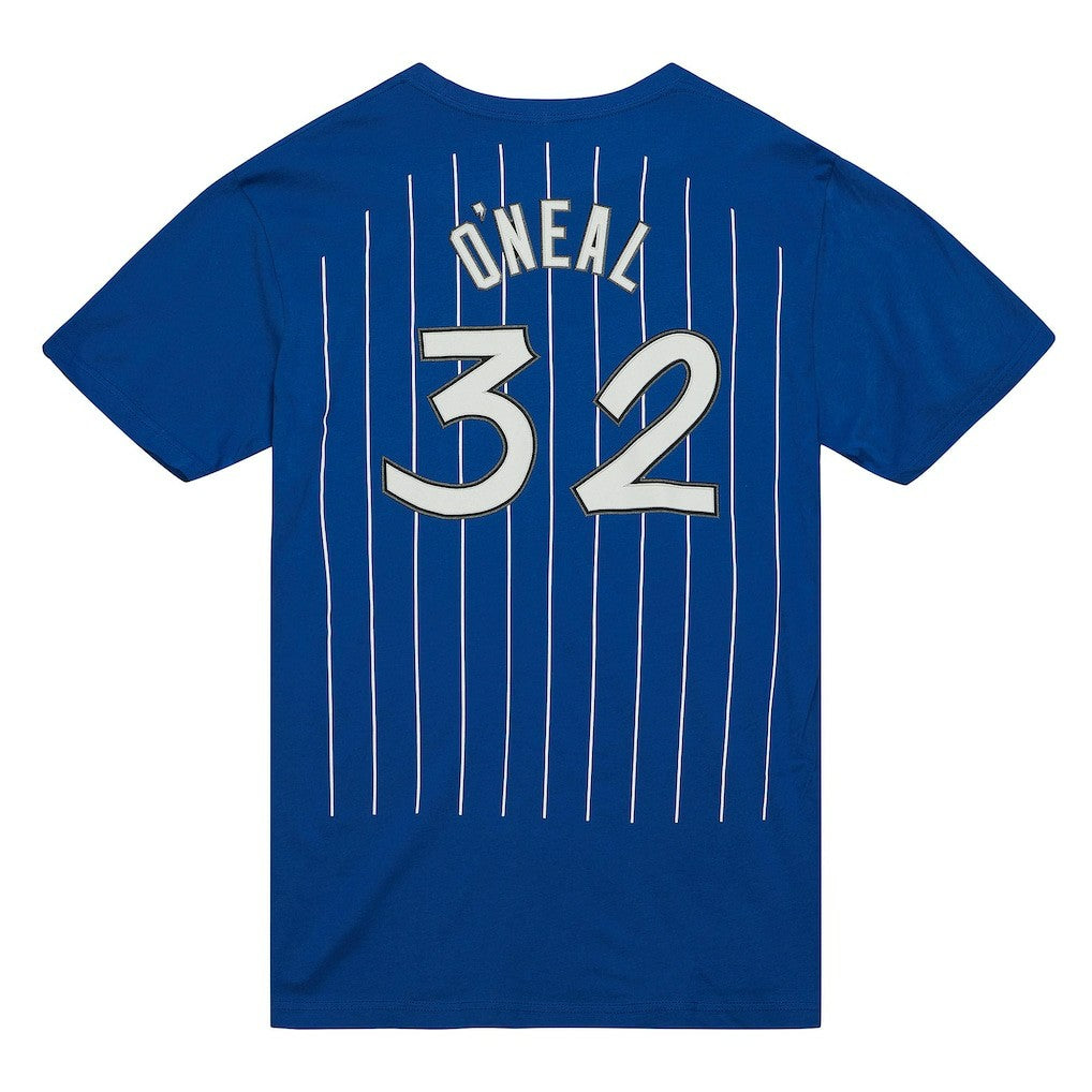 Mitchell & Ness Shaquille O'Neal Orlando Magic Hardwood Classics Stitch Name & Number T-Shirt