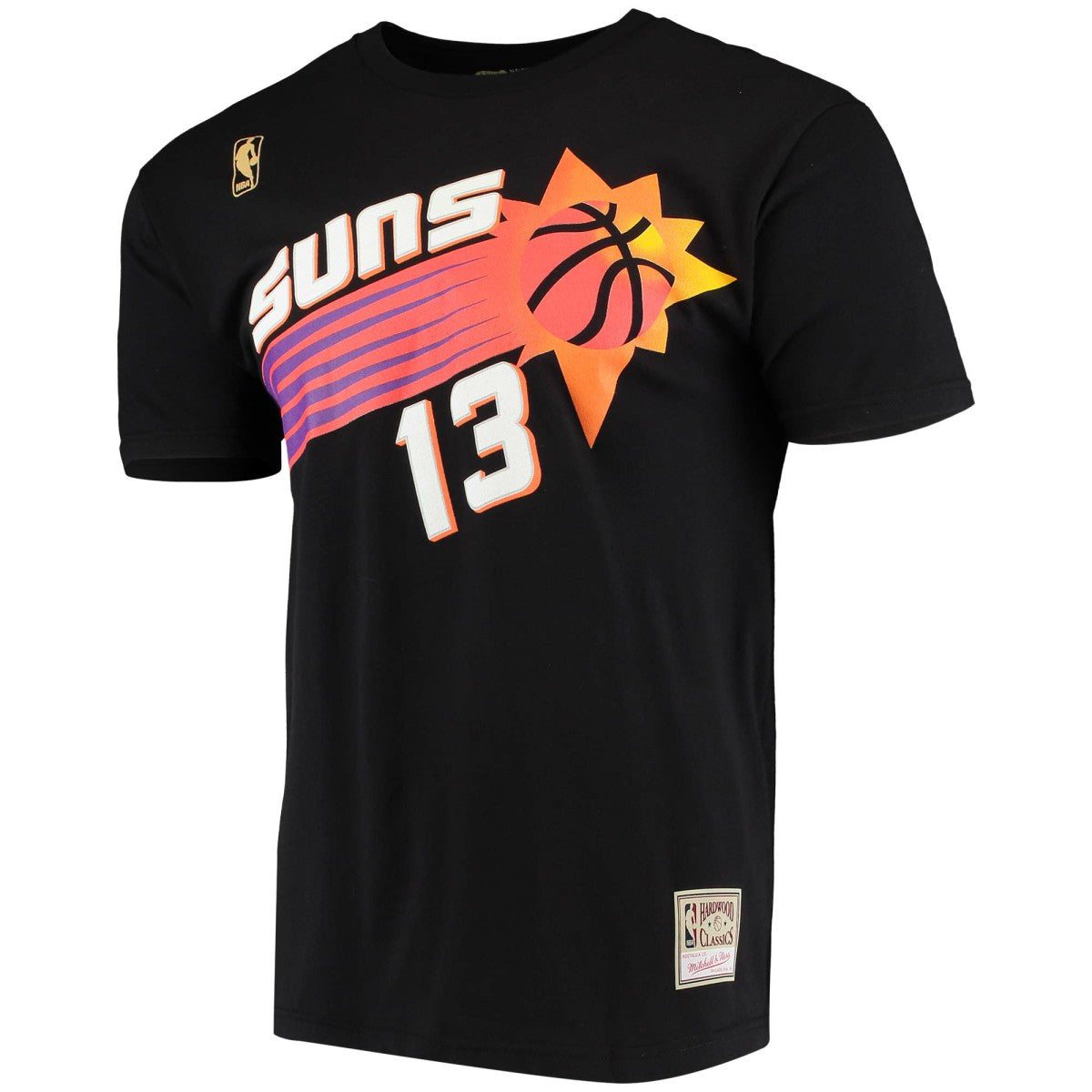 Mitchell & Ness Steve Nash Phoenix Suns Hardwood Classics Stitch Name & Number T-Shirt