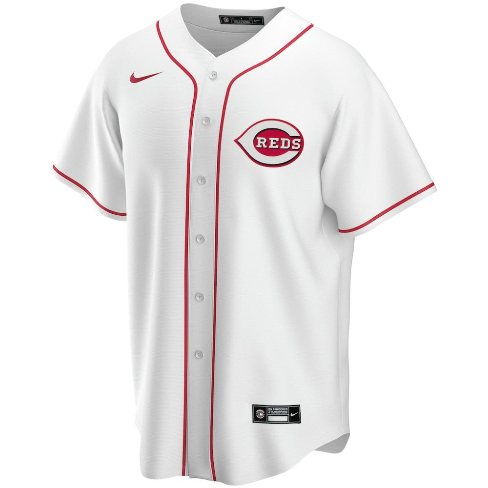 White Cincinnati Reds Nike Home Replica Custom Jersey