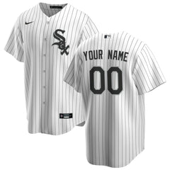 White Chicago White Sox Nike Home Replica Custom Jersey