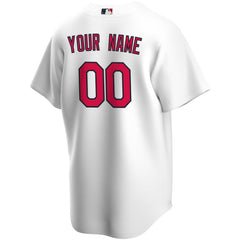 White St. Louis Cardinals Nike Home Replica Custom Jersey