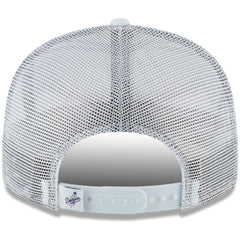 White Los Angeles Dodgers New Era Elements Trucker 9FIFTY Snapback Hat