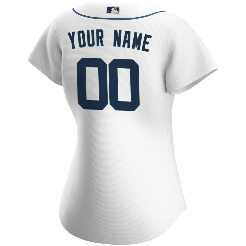 White Detroit Tigers Nike Women's Home Replica Custom Jersey