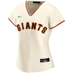Cream San Francisco Giants Nike Women's Home Replica Custom Jersey