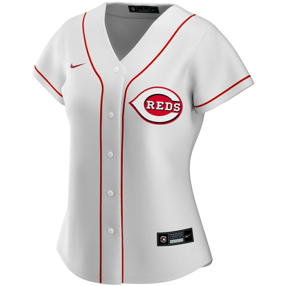 White Cincinnati Reds Nike Women's Home Replica Custom Jersey