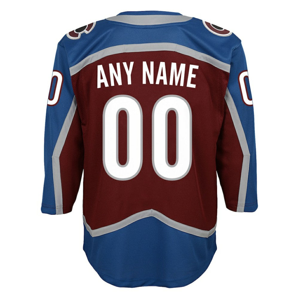 NHL Colorado Avalanche Youth Home Premier Custom Jersey