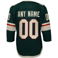 NHL Minnesota Wild Youth Home Premier Custom Jersey