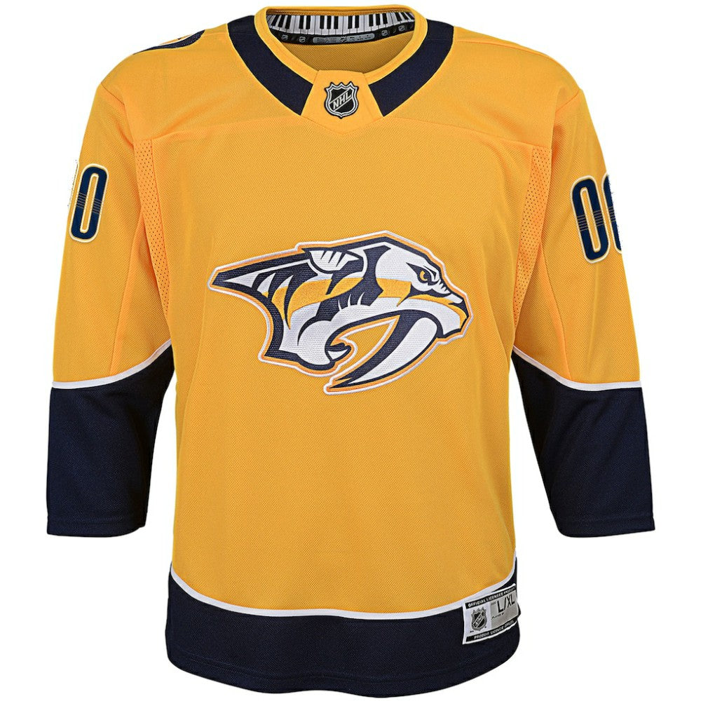 NHL Nashville Predators Youth Home Premier Custom Jersey