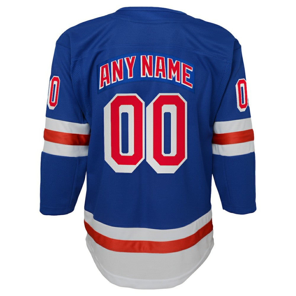 NHL New York Rangers Youth Home Premier Custom Jersey