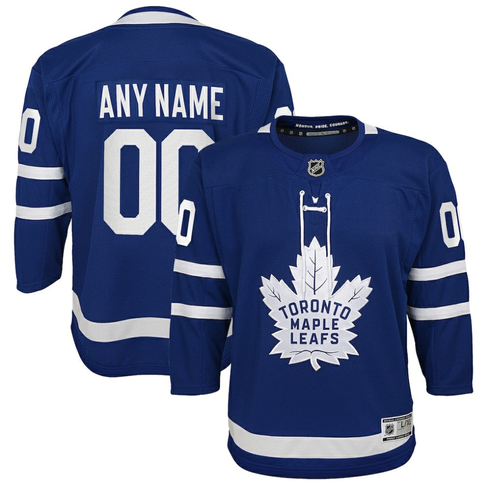 NHL Toronto Maple Leafs Youth Home Premier Custom Jersey