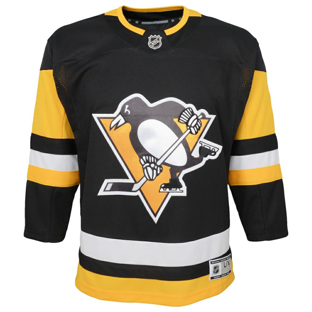 NHL Pittsburgh Penguins Youth Home Premier Blank Jersey