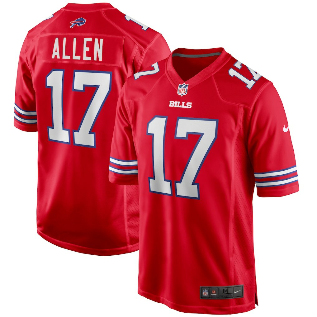 Josh Allen  Alternate Game Player Jersey - Buffalo Bills Jerseys