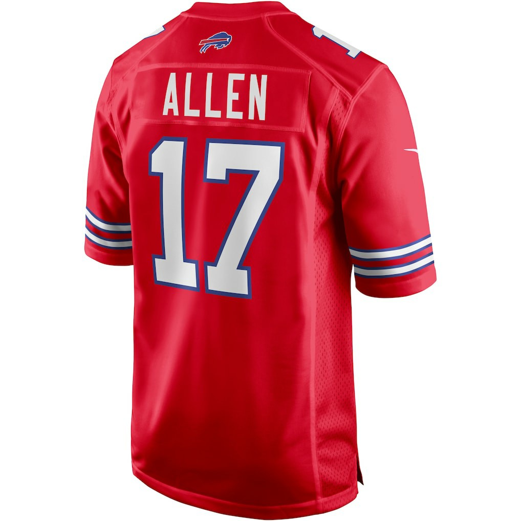 Josh Allen  Alternate Game Player Jersey - Buffalo Bills Jerseys
