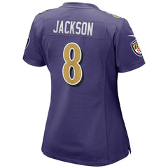 Lamar Jackson  Women's Alternate Game Player Jersey - Baltimore Ravens Jerseys