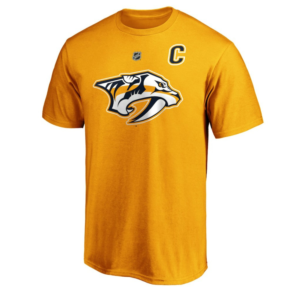 NHL Roman Josi Nashville Predators Fanatics Authentic Stack Player Name & Number T-Shirt