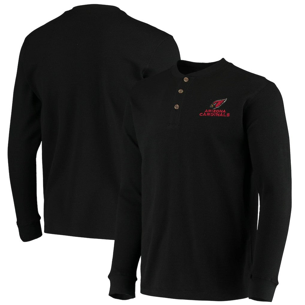 Dunbrooke Logo Maverick Thermal Henley Long Sleeve T-Shirt - Arizona Cardinals T-shirts
