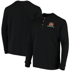 Dunbrooke Logo Maverick Thermal Henley Long Sleeve T-Shirt - Cincinnati Bengals T-shirts
