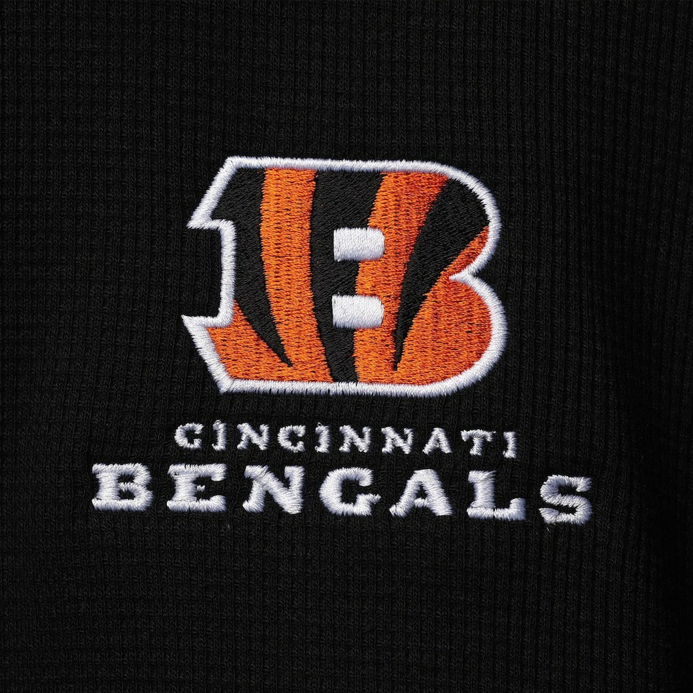Dunbrooke Logo Maverick Thermal Henley Long Sleeve T-Shirt - Cincinnati Bengals T-shirts