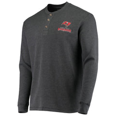 Dunbrooke Logo Maverick Thermal Henley Long Sleeve T-Shirt - Tampa Bay Buccaneers T-shirts