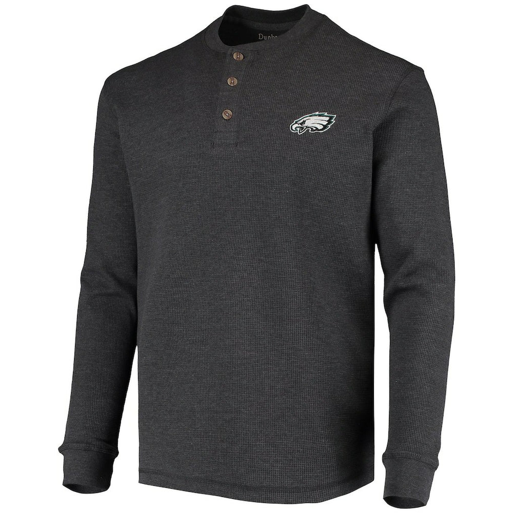 Dunbrooke Logo Maverick Thermal Henley Long Sleeve T-Shirt - Philadelphia Eagles T-shirts
