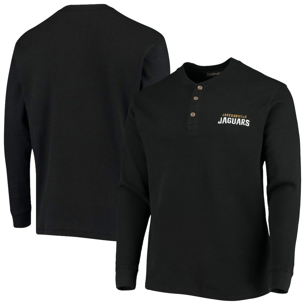 Dunbrooke Logo Maverick Thermal Henley Long Sleeve T-Shirt - Jacksonville Jaguars T-shirts