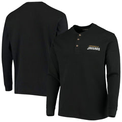 Dunbrooke Logo Maverick Thermal Henley Long Sleeve T-Shirt - Jacksonville Jaguars T-shirts