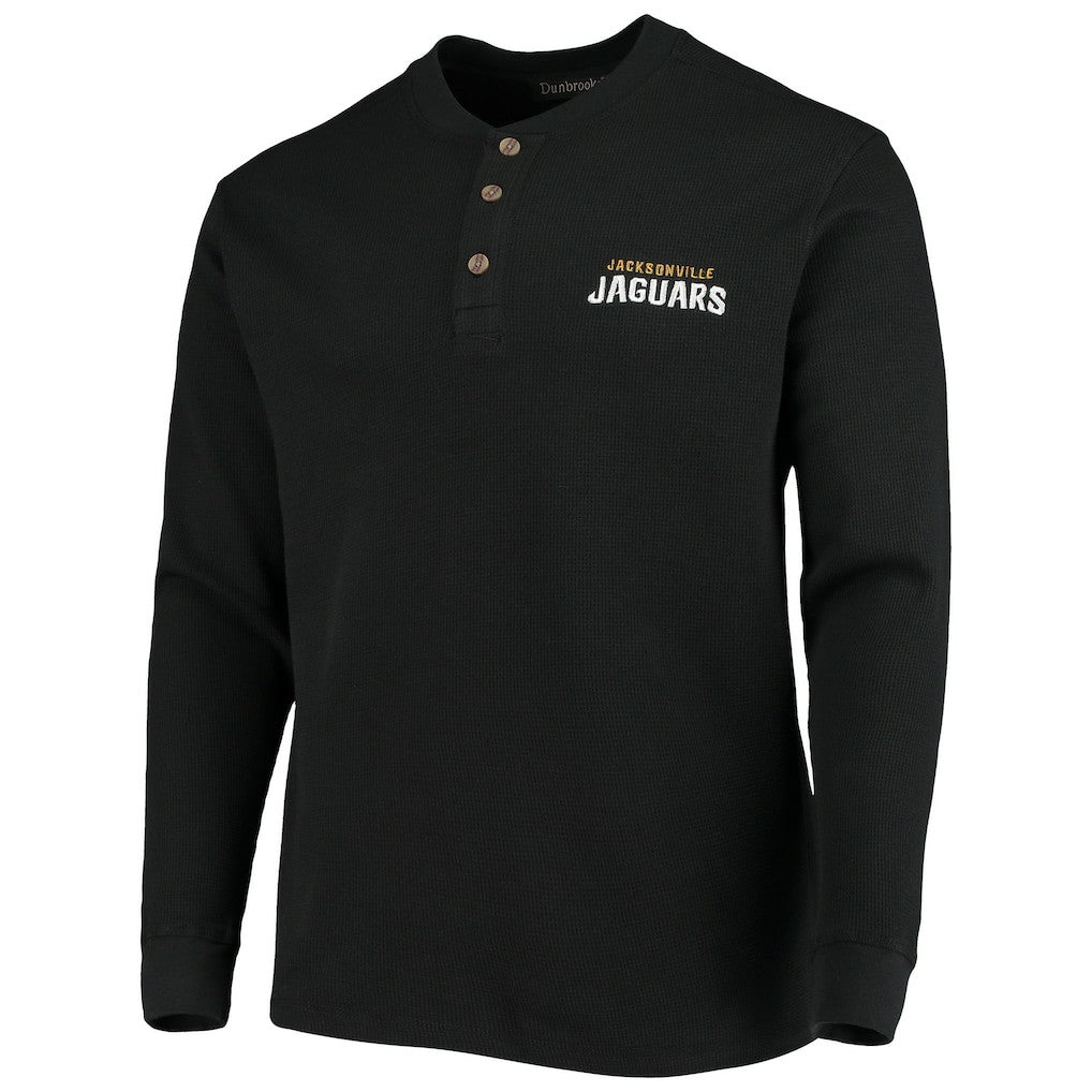 Dunbrooke Logo Maverick Thermal Henley Long Sleeve T-Shirt - Jacksonville Jaguars T-shirts