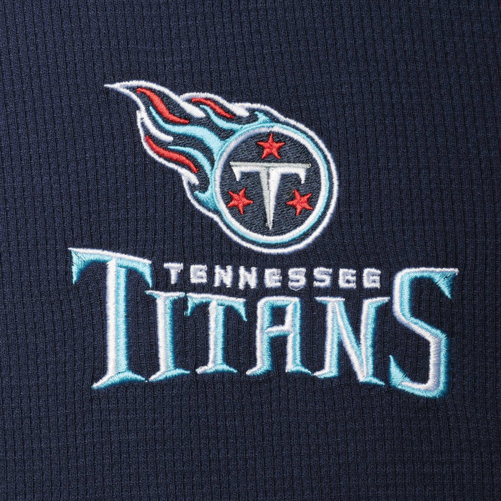 Dunbrooke Logo Maverick Thermal Henley Long Sleeve T-Shirt - Tennessee Titans T-shirts