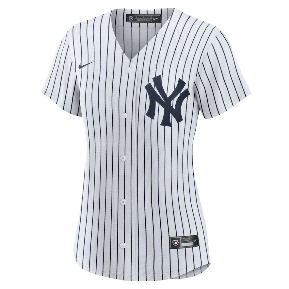White/Navy Derek Jeter New York Yankees Nike Women's Home Replica Player Jersey