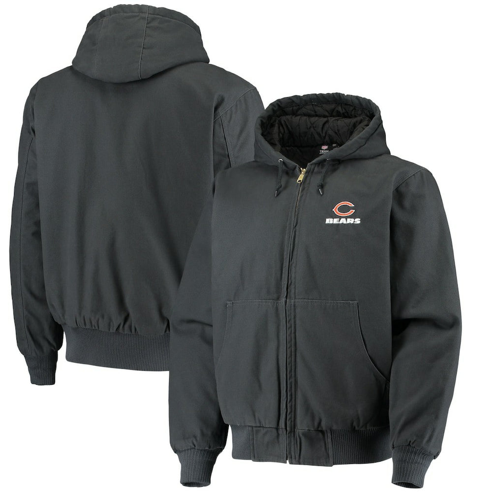 Dunbrooke Dakota Cotton Canvas Hooded Jacket - Chicago Bears Jackets