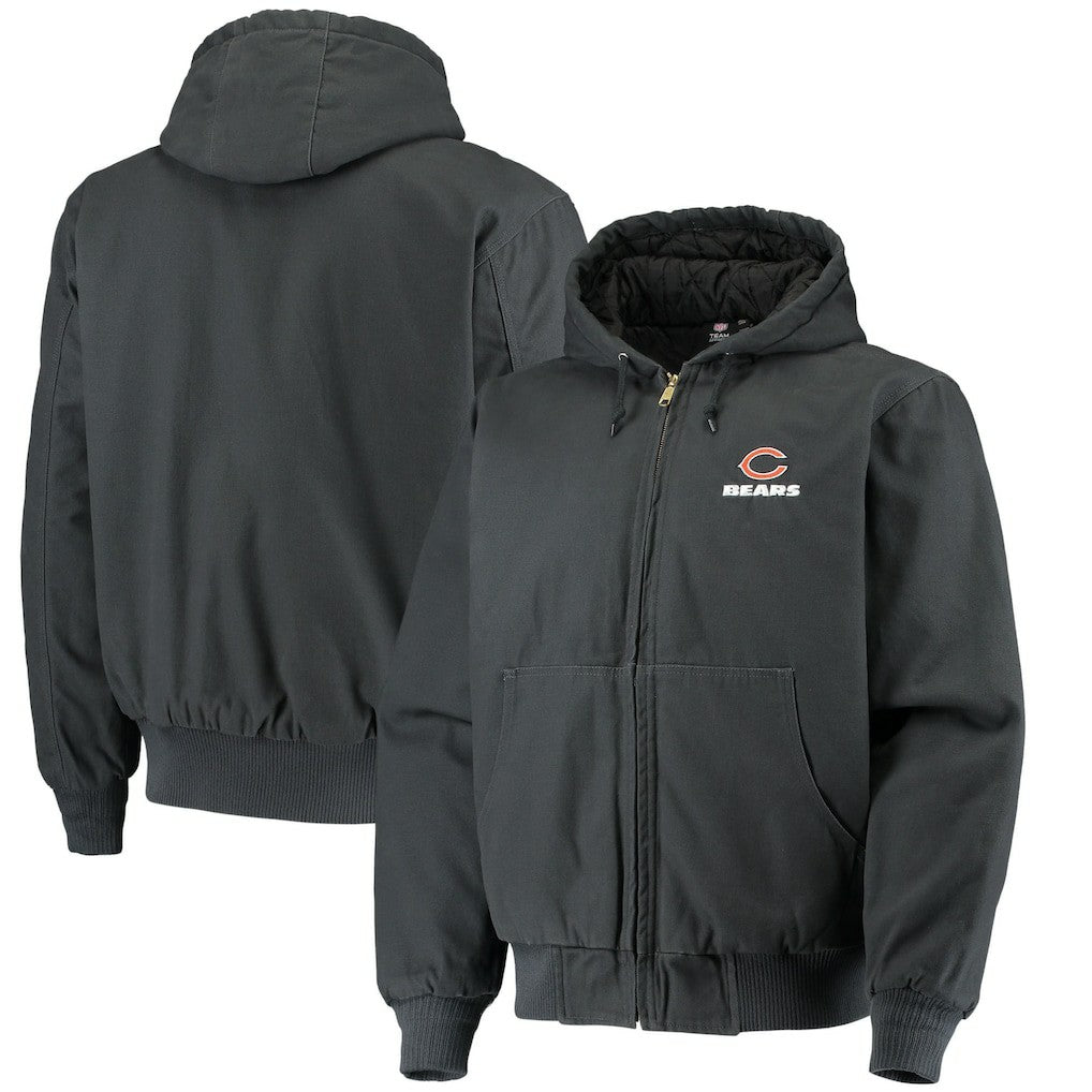 Dunbrooke Dakota Cotton Canvas Hooded Jacket - Chicago Bears Jackets