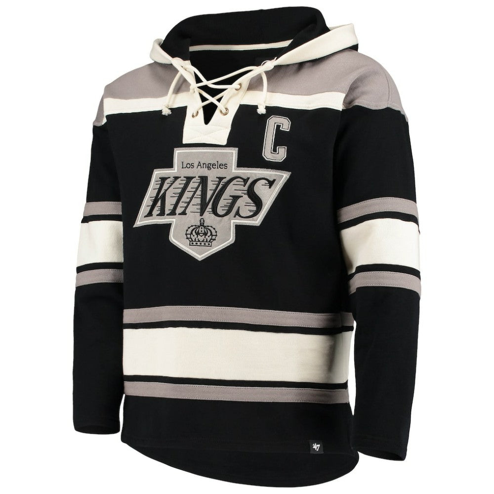 NHL Wayne Gretzky Los Angeles Kings '47 Retired Player Name & Number Lacer Pullover Hoodie