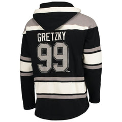 NHL Wayne Gretzky Los Angeles Kings '47 Retired Player Name & Number Lacer Pullover Hoodie