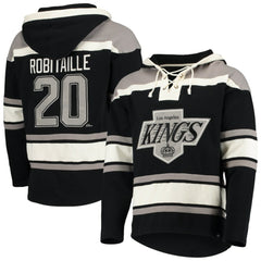 NHL Luc Robitaille Los Angeles Kings '47 Retired Player Name & Number Lacer Pullover Hoodie