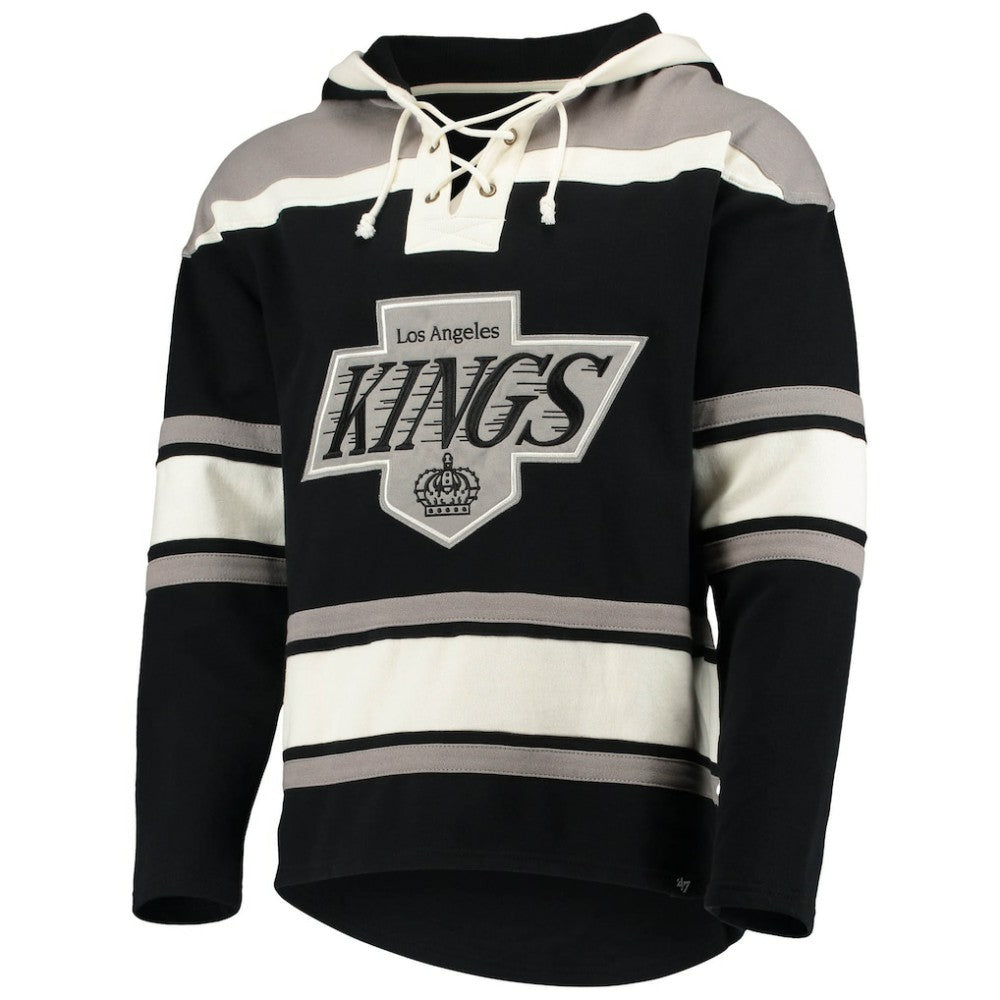 NHL Luc Robitaille Los Angeles Kings '47 Retired Player Name & Number Lacer Pullover Hoodie