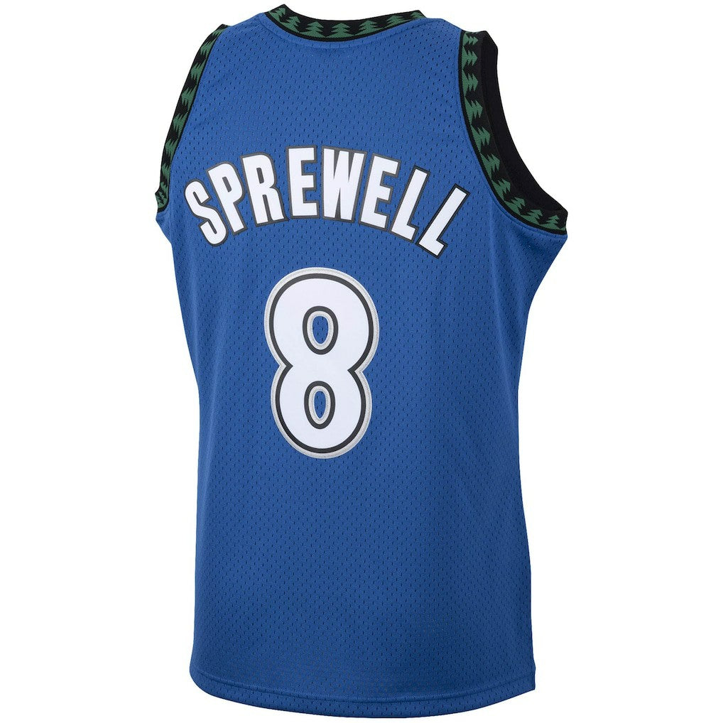 Mitchell & Ness Latrell Sprewell Minnesota Timberwolves 2003/04 Hardwood Classics Swingman Jersey