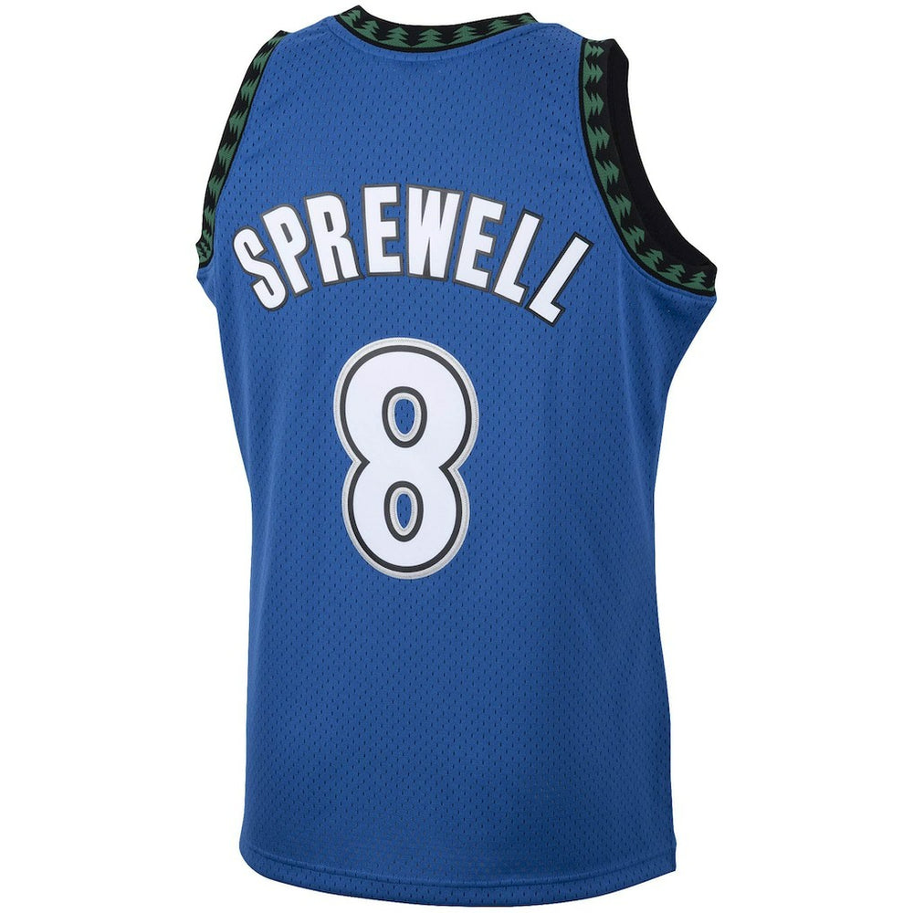 Mitchell & Ness Latrell Sprewell Minnesota Timberwolves 2003/04 Hardwood Classics Swingman Jersey
