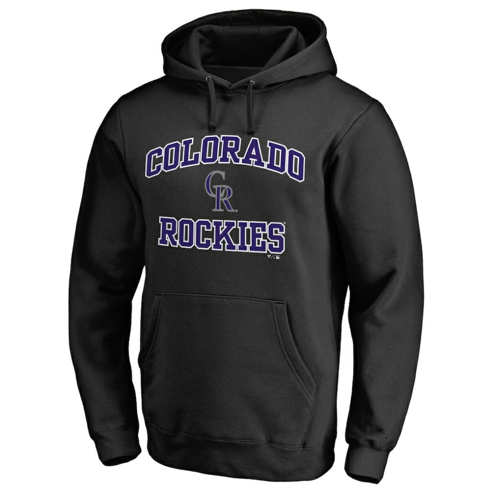 Black Colorado Rockies Heart & Soul Pullover Hoodie