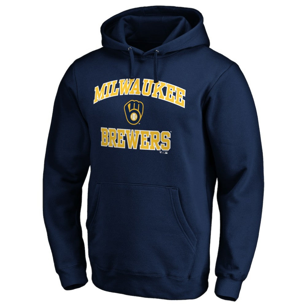 Navy Milwaukee Brewers Heart & Soul Pullover Hoodie