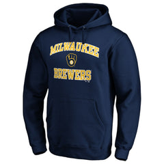 Navy Milwaukee Brewers Heart & Soul Pullover Hoodie