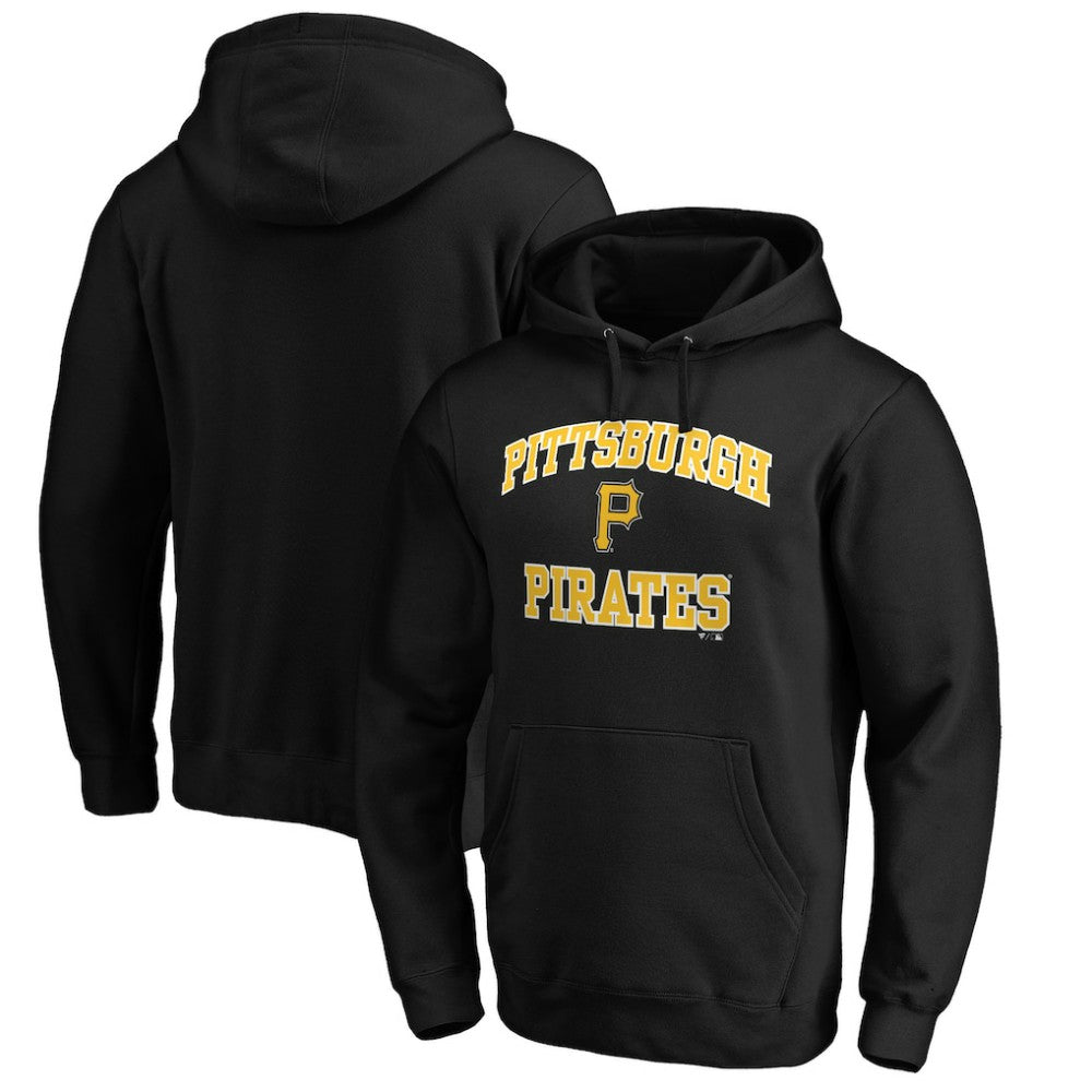 Black Pittsburgh Pirates Heart & Soul Pullover Hoodie
