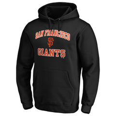 Black San Francisco Giants Heart & Soul Pullover Hoodie