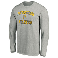 Heathered Gray Pittsburgh Pirates Team Heart & Soul Long Sleeve T-Shirt