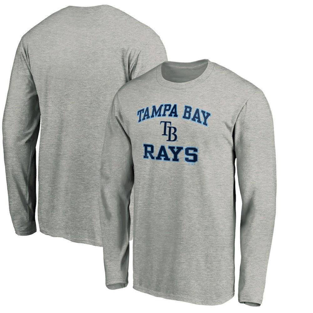 Heathered Gray Tampa Bay Rays Team Heart & Soul Long Sleeve T-Shirt