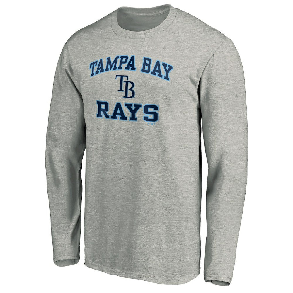 Heathered Gray Tampa Bay Rays Team Heart & Soul Long Sleeve T-Shirt