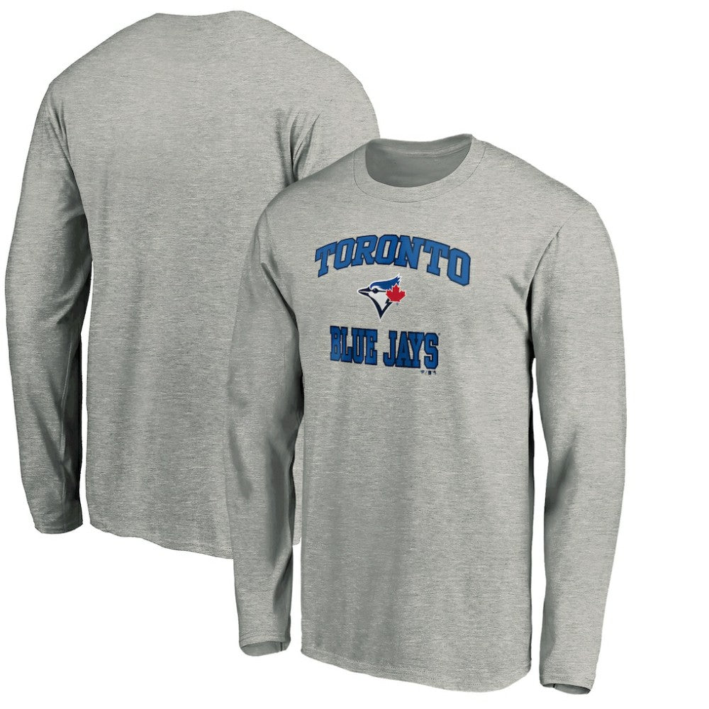 Heathered Gray Toronto Blue Jays Team Heart & Soul Long Sleeve T-Shirt