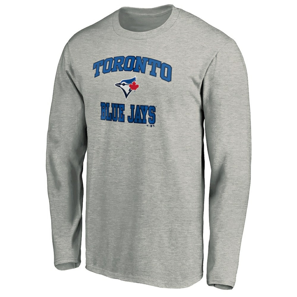Heathered Gray Toronto Blue Jays Team Heart & Soul Long Sleeve T-Shirt