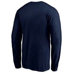 Men's Navy Los Angeles Angels Team Heart & Soul Long Sleeve T-Shirt
