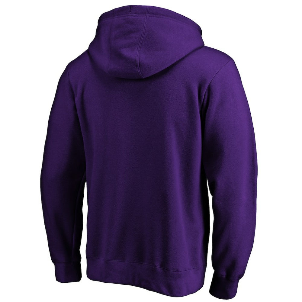 Purple Colorado Rockies Heart & Soul Pullover Hoodie