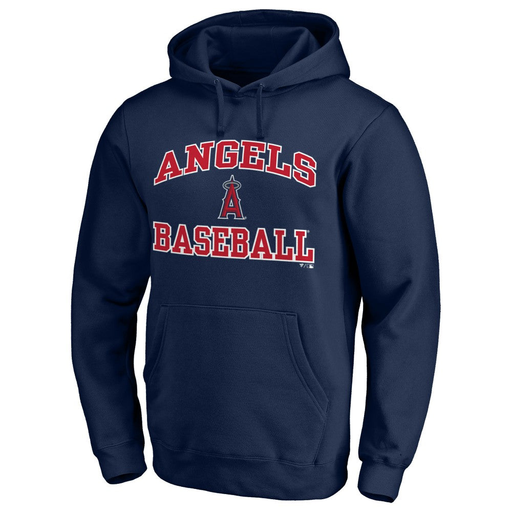 Navy Los Angeles Angels Heart & Soul Pullover Hoodie